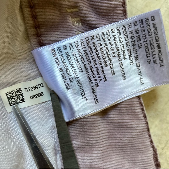 American Eagle Hi-Rise Jegging Corduroy Pants Super Stretch X4 - Picture 11 of 15